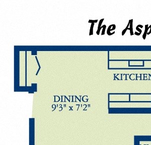 1 BR 1 BATH LARGE